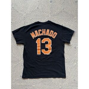 Majestic Baltimore Orioles Manny Machado T-Shirt Jersey -‎ Black - Medium